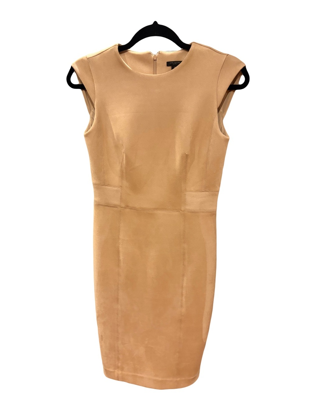 Ann Taylor Petite Suede Sheath Dress - Women - Nude Pink